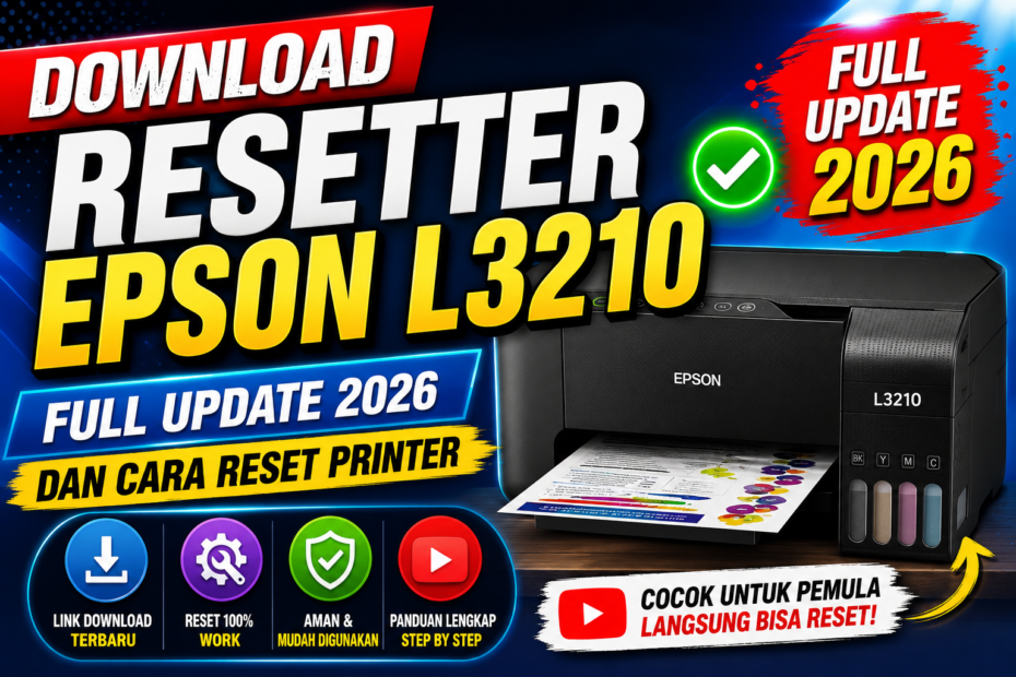 Download Resetter Epson L3210 Full Update 2026 Dan Cara Reset Printer