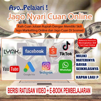 PELAJARI JAGO NYARI CUAN ONLINE